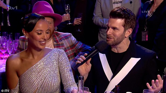 Omg! Joel Dommett made a jaw-dropping joke about Elton John during the BRIT Awards on Saturday night - sending viewers at home into a frenzy