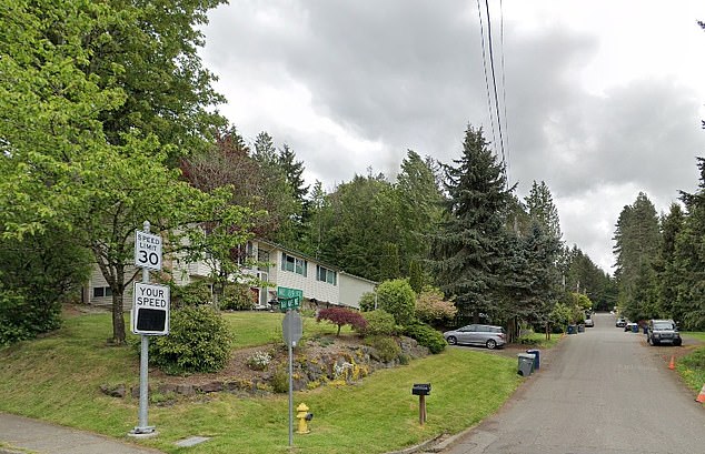 This is the street in Redmond, a suburb of Seattle, where the killings occurred at 2am last night