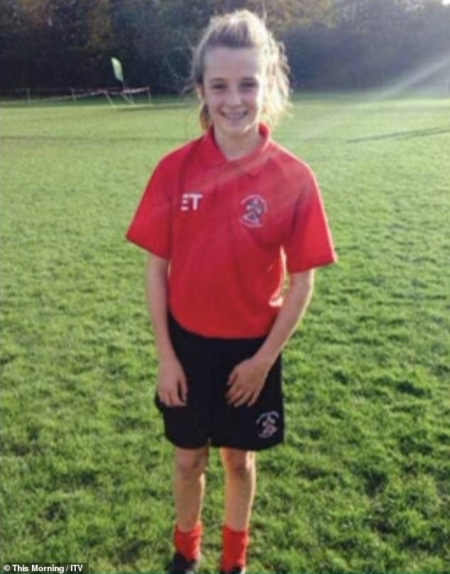 Ella Toone's high school coach has insisted 'she was a born winner' ahead of England's World Cup final match, while Lucy Bronze's teacher has revealed why he's hoping it doesn't reach penalties. Pictured, Ella as a youngster