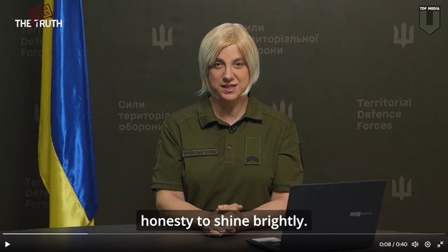 Meet the cray-cray spokesperson for the Ukrainian Territorial Defense Force
