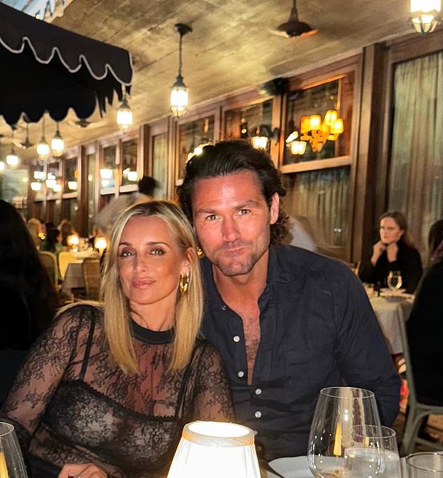 Loved up: Louise Redknapp went Instagram official with her new beau Andrew Michael, celebrating his 40th birthday bash