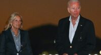 President Joe Biden sported a bright red sunburn as he returned from his vacation in St. Croix over the holiday season, just nine months after he had surgery to remove a cancerous skin lesion from his chest