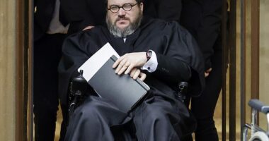 Nicholas Rossi, the rape suspect who faked his own death , has finally been booked into a Utah jail following his extradition from Scotland after a long-running legal battle