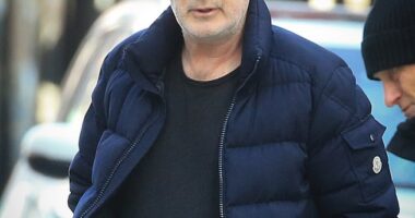 Baldwin seen on the streets of Manhattan after he was indicted for a second time over the 'Rust' movie set tragedy