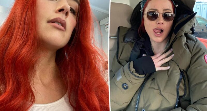 Amber Heard shares rare photo of daughter Oonagh Paige on 'Aquaman 2' set