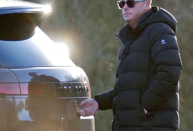 Ant McPartlin took some time out from Britain's Got Talent filming as he walked his dogs on Friday amid speculation he is expecting his first child with Anne-Marie Corbett