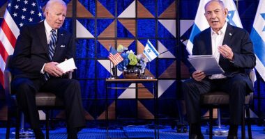 Joe Biden and Benjamin Netanyahu last spoke in October when Biden ended a phone call saying 'this conversation is over'