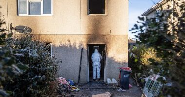 A nine-year-old boy and a woman, 24, have died after a fire broke out at a home in a quiet rural village