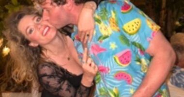 Violinist Lettice Rowbotham, 33, who finished the eight series in eighth place, is engaged to long-term partner Charlie Stoop (pictured)