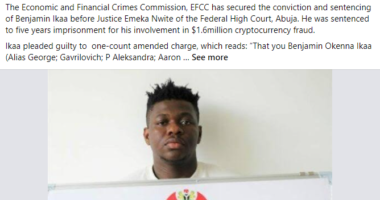 Court jails fraudster five years for $1.6m Cryptocurrency fraud