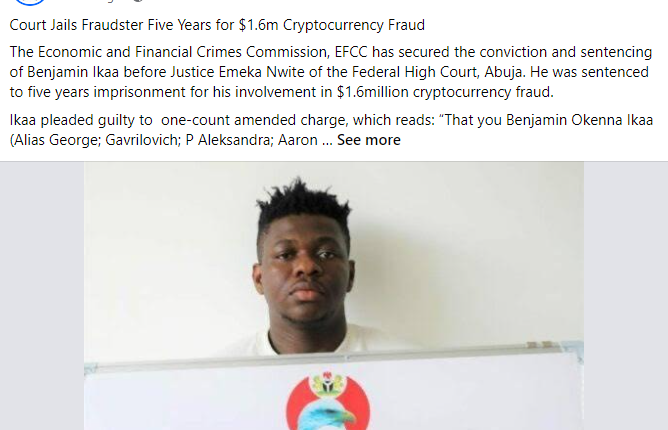 Court jails fraudster five years for $1.6m Cryptocurrency fraud