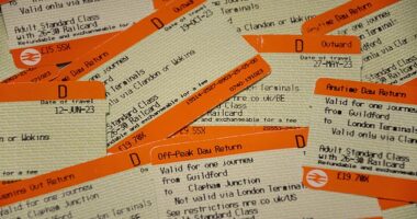 Hidden charges which add more than £2billion each year to everything from train fares to theatre tickets are to be outlawed (file image)