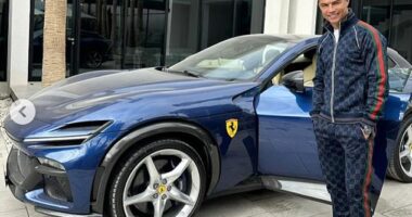 Cristiano Ronaldo adds new �400K Ferrari to his incredible �18M supercar�collection
