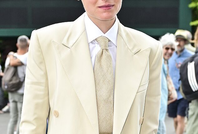 I heard Emma Corrin (pictured at Wimbledon in 2023) henceforth wants to be referred to as Mx Corrin rather than Miss or Ms, as some feminists used to prefer
