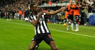 Eddie Howe has backed Alexander Isak to become one of the great Newcastle strikers