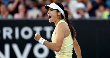 Emma Raducanu vs Shelby Rogers - Australian Open: Live score and game-by-game updates as British star wins first set 6-3 on her return to the big time