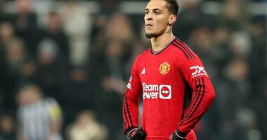 Manchester United's £85m winger Antony hasn't scored or supplied an assist this season