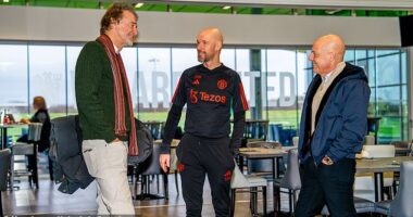 Erik ten Hag revealed he has held conversations with new Man United investor Sir Jim Ratcliffe but refused to reveal details of what was discussed