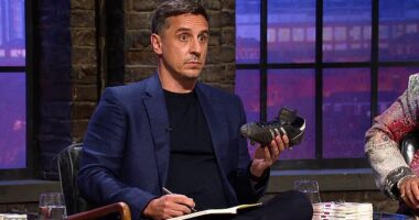 Gary Neville made quite the impression in his first appearance on the BBC Show Dragon's Den