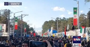 Has Israel struck again? Blasts kill 70 at ceremony marking death of top Iranian commander Qassem Soleimani - a day after Israeli drone strike wiped out Hamas deputy in Beirut