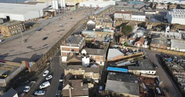 Sheerness on the Isle of Sheppey in Kent (pictured) has been dubbed 'the town that time forgot' by furious locals