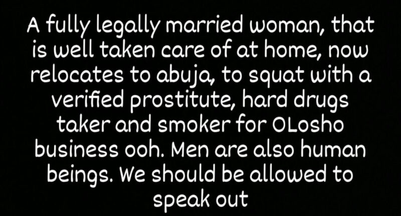 "I married a church worker thinking all will be well at home," Israel advices men not to assist poor people again in the name of marriage