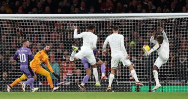 The Gunners had 18 shots in the game, but had just five on target as they struggled in front of goal again