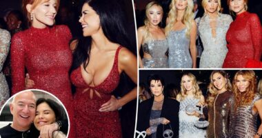 Inside Jeff Bezos' star-studded 60th birthday party thrown by fiancée Lauren Sánchez