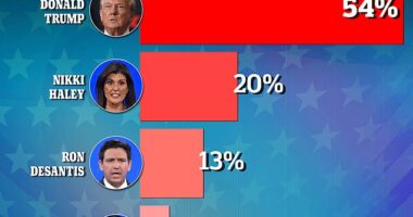 The latest poll from Iowa showed Haley surging ahead of DeSantis — but both remain well behind Trump