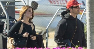 Joe Jonas has been pictured departing Los Cabos, Mexico with model Stormi Bree