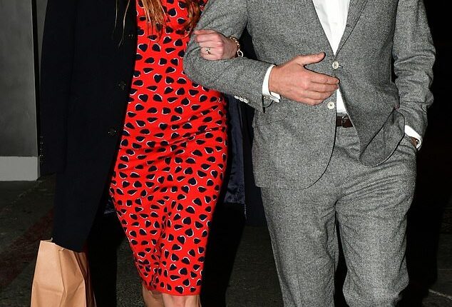 Jon Hamm, 52, oozed showbiz magnetism while out Friday night with his new wife Anna Osceola, 35, in Beverly Hills