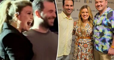 Kelly Clarkson helps NYC principal tie the knot during Las Vegas concert