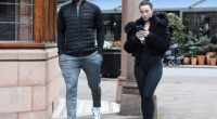 Kyle Walker (pictured with estranged wife Annie Kilner last year) has secretly met the baby daughter that he fathered with Lauryn Goodman for the first time and whose birth helped end his marriage