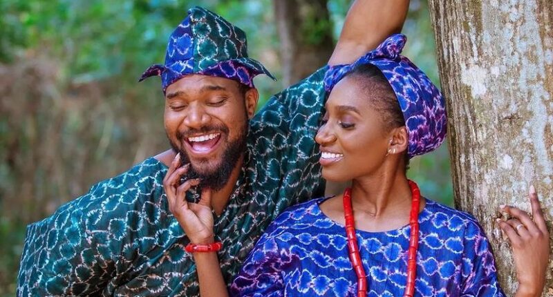 Lovely pre-wedding photos of actor Kunle Remi and his wife, Tiwi