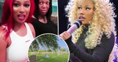 Megan Thee Stallion's mom's cemetery increases security after Nicki Minaj diss