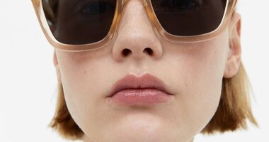 Giant tortoiseshell or black sunglasses fit the Loud Luxe bill perfectly (Sunglasses, £9.99, hm.com)