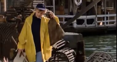 Jessica Fletcher - played by Angela Lansbury - is pictured enjoying life in the fictional Maine town of Cabot Cove. But the quaint Maine fishing villages that inspired it could soon become dystopian hellholes like Portland or San Francisco if progressive lawmakers' plans to legalize all drugs in the Pine Tree State come to pass