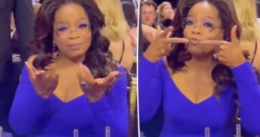 Oprah Winfrey refuses to eat 'pizza in a bag' at Critics Choice Awards after weight loss