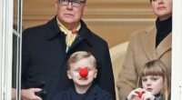 The royal couple attended the Grand Parade and Open-Air Circus Show with their twins Princess Gabriella and Prince Jacques in Monaco