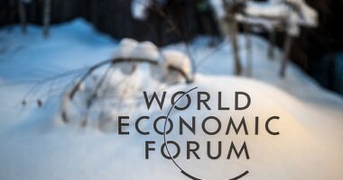 Donald Trump is not at the World Economic Forum in Davos but is the talk of the town