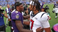 Ravens' Lamar Jackson Had a Message for Texans QB C.J. Stroud