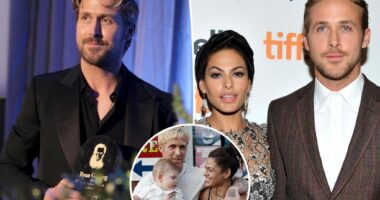 Ryan Gosling gushes over 'girl of my dreams' Eva Mendes in sweet Santa Barbara Film Festival speech