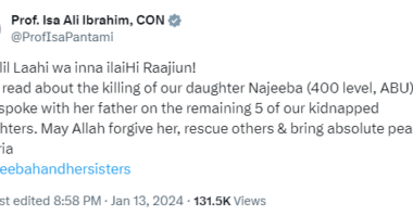 Sad! One of six sisters abducted in Abuja killed by bandits after family failed to provide ransom