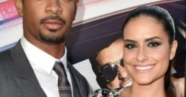 Samara Saraiva with her husband, Damon Wayans Jr