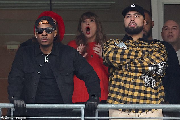 Taylor Swift will be heading to the Super Bowl as the Chiefs beat the Ravens on Sunday