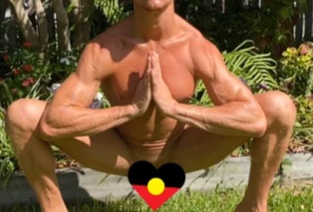 Australian Ninja Warrior contestant Jack 'Deadly Ninja' Wilson, 30, (pictured) shocked his online fans by exposing his genitals online during a 'nude yoga' livestream over the weekend