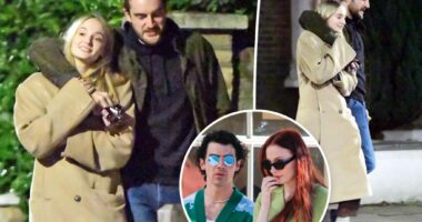 Sophie Turner snuggles up to boyfriend Peregrine Pearson after dropping Joe Jonas lawsuit