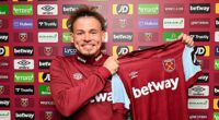 Kalvin Phillips completed his loan move to West Ham from Man City on Friday morning
