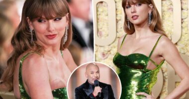 Taylor Swift appears to leave Golden Globes 2024 early after Jo Koy diss, loss