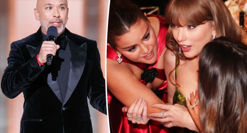 Taylor Swift has animated gossip session with Selena Gomez, Keleigh Sperry after Jo Koy Golden Globes diss